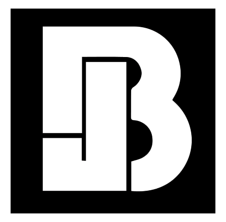 BJ icon white